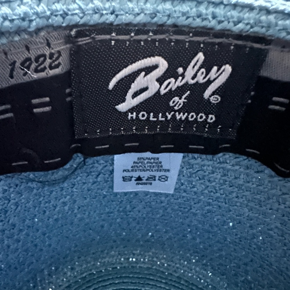 Men’s Baby Blue Fedora - Picture 3 of 3